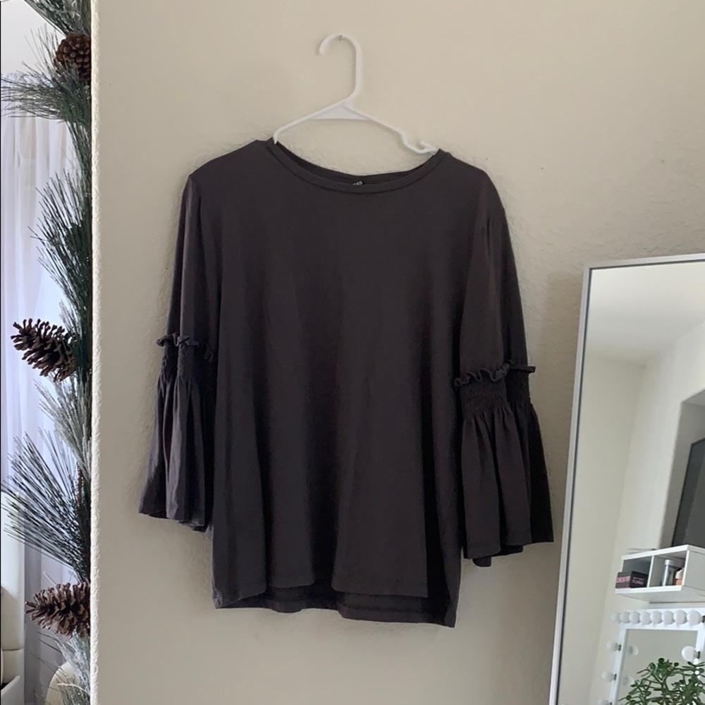 grey long sleeve